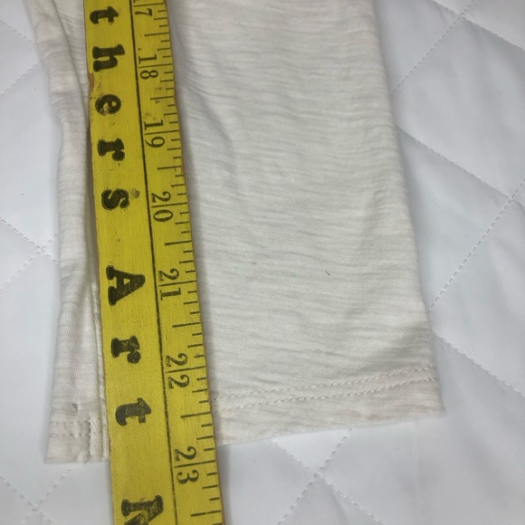 Nation LTD Zeta Top in Cream  100%  Pima Cotton Puff Sleeves Shirt Luxury Sz XL - Picture 9 of 12